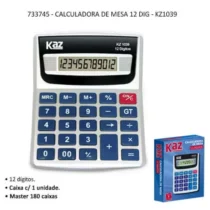 Calculadora De Mesa 12 Díg. - Kaz