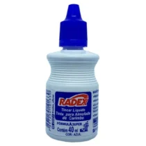 Tinta Azul P/ Almofadas De Carimbo 40ml - Radex