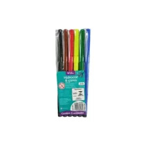 Caneta Hidrocor C/ 6 Cores UN. - Onda