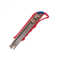 Estilete Metal 18mm Largo Vermelho - Onda