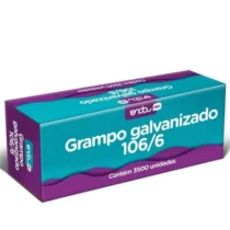 Grampo Galvanizado 106/6 C/ 3500 UN. - Onda