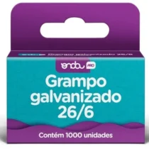 Grampo Galvanizado 26/6 C/ 1000 UN.  - Onda
