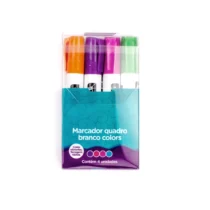 Marcador P/ Quadro Branco C/ 4 Cores - Onda