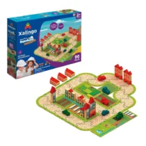 Brincando De Engenheiro Fazendinha C/ 90 Pçs.  - Xalingo (3+)