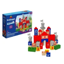 Brincando De Engenheiro Castelo Medieval C/ 80 Pçs.  - Xalingo (3+)