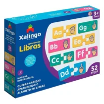 Quebra-Cabeça Aprendendo O Alfabeto Em Libras C/ 52 Pçs. - Xalingo (3+)