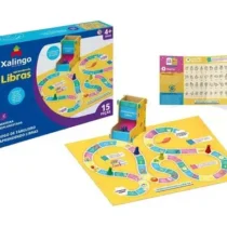 Jogo De Tabuleiro Apredendo Libras C/ 15 Pçs. - Xalingo (4+)