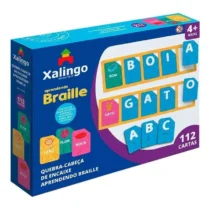 Quebra-Cabeça De Encaixe Aprendendo Braille C/ 112 Pçs. - Xalingo (4+)
