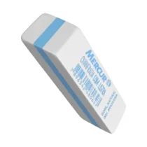 Borracha Chanfrada Branca C/ Listra Azul - Mercur