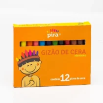 GIZÃO DE CERA C/ 12 CORES - PIRATININGA