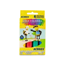 Cola Colorida 23 G C/4 - Acrilex