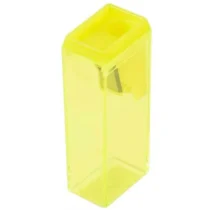 APONTADOR RETANGULAR C/ DEPÓSITO AMARELO C/ 1 FURO - KAZ