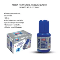Tinta Refil Azul P/ Quadro Branco - Kaz