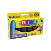 Meu Primeiro Giz C/6 Cores - Acrilex