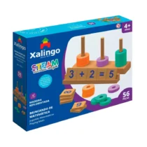 Steam Brincando De Matemática C/ 56 Pçs. - Xalingo (4+)