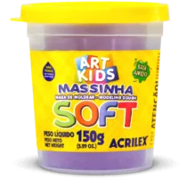 Massa De Modelar Soft 150G Violeta - Acrilex