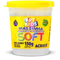 Massa De Modelar Soft 150G Branco - Acrilex