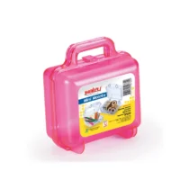Mini Maleta De Plástico Rosa - Maxcril