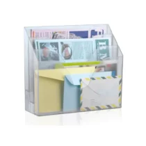 Organizador Triplo Office Cristal UN. - Waleu
