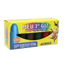 Meu Primeiro Giz C/12 Cores - Acrilex