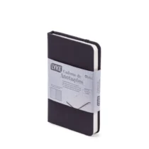 CADERNO DE ANOTAÇÕES PAUTADO C/ 96 FLS. PRETO - LYKE