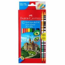 Lápis De Cor C/ 10 Cores E 2 Lápis Bicolores - Faber-Castell