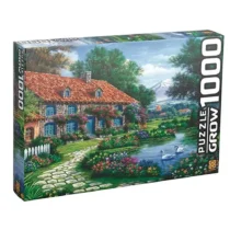 Quebra-Cabeça Recanto Dos Cisnes C/ 1000 Pçs. 69,7 Cm X 49,70 Cm - Pais &Amp