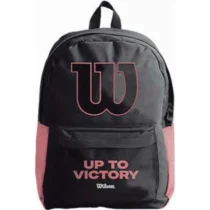 Mochila Em Poliéster Preta E Rosa - Wilson