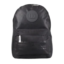 Mochila Em Poliéster Preta D. Branco  - Wilson