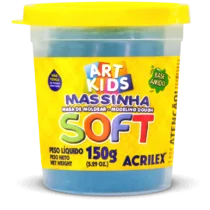 Massa De Modelar Soft 150G Azul - Acrilex