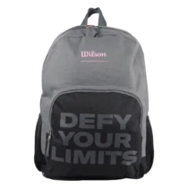 Mochila Em Poliéster Preta E Cinza - Wilson