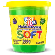Massa De Modelar Soft 500G Verde - Acrilex