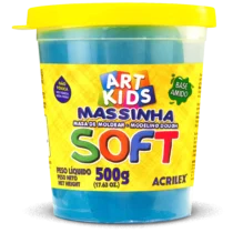 Massa De Modelar Soft 500G Azul - Acrilex