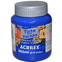 Tinta P/ Tecido Azul Turquesa 250 ml - Acrilex