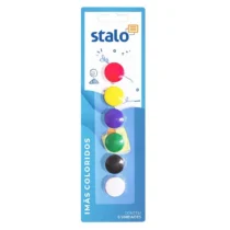 Imãs Coloridos 20 mm X 9 mm 6  - Stalo