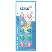 Imãs Coloridos 15 mm X 8 mm 10  - Stalo