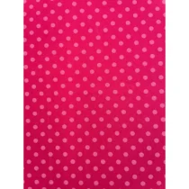 Eva Fantasia Vermelho C/ Bolinhas Rosas 40 cm X 60 cm - Vmp