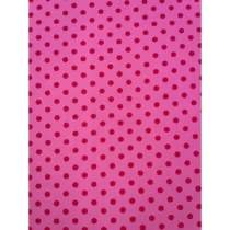 Eva Fantasia Rosa C/ Bolinhas Vermelhas 40 cm X 60 cm - Vmp