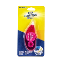 FITA CORRETIVA ROSA 5 MM x 6 M  - ACRILEX