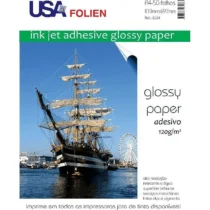 Papel Adesivo A4 120 g/m² 50 Fls. - Usa Folien