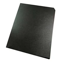 Capa P/ Encadernação Couro Preto Opaco 210 mm X 229 mm UN. - Acp