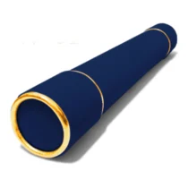 Tubo De Papelão Camurça P/ Diploma Azul Marinho 45O mm X 315 mm - Braz Dos Canudos