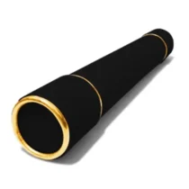 Tubo De Papelão Camurça P/ Diploma Preto 45O mm X 315 mm  - Braz Dos Canudos