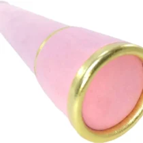Tubo De Papelão Camurça P/ Diploma Rosa 45O mm X 315 mm  - Braz Dos Canudos