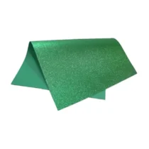 Folha Eva Metalizado/ Glitter Verde Grama 40 cm X 48 cm  - Onda