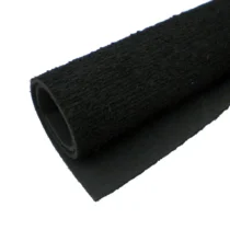 Folha Eva Atoalhado Preto 40 cm X 48 cm  - Make+