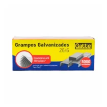 Grampos Galvanizados 26/6 5000 UN. - Gatte