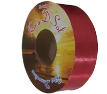 Fita Decorativa Vermelho  10 m  - Raio D' Sol