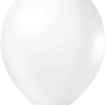 Balão De Soprar N° 8 Redondo Branco C/ 50  - Joy