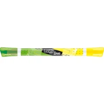 Marca Texto Fluo Peps Duo Amarelo E Verde - Maped